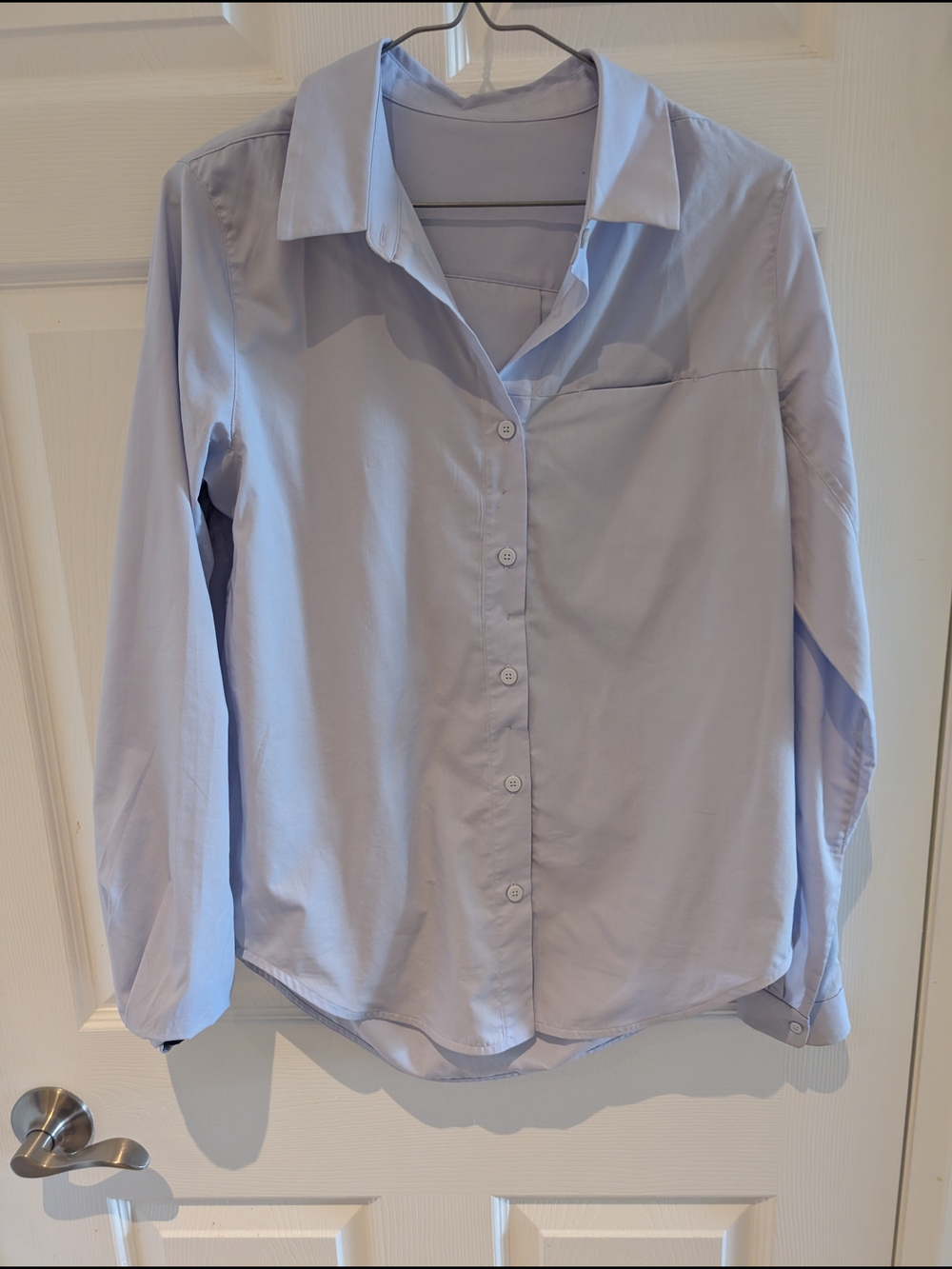 Lululemon Light Blue Button-Down Shirt